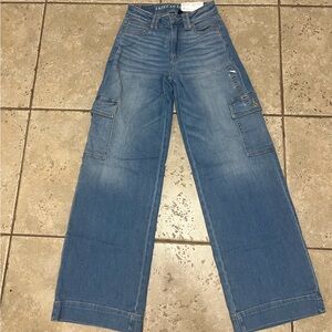 AE Dreamy Drape Baggy Wide Leg Jeans